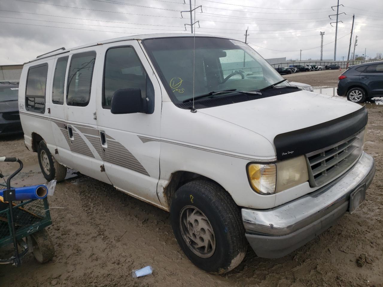 FORD ECONOLINE 1993 with VIN 1FDEE14N2PHA70870 - Photo from auction