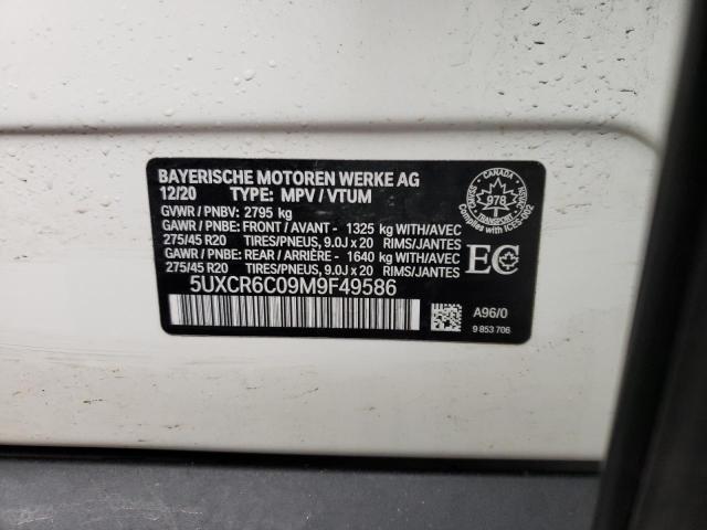 Photo 10 from auction – 2021 BMW X5 XDRIVE4 with VIN 5UXCR6C09M9F49586