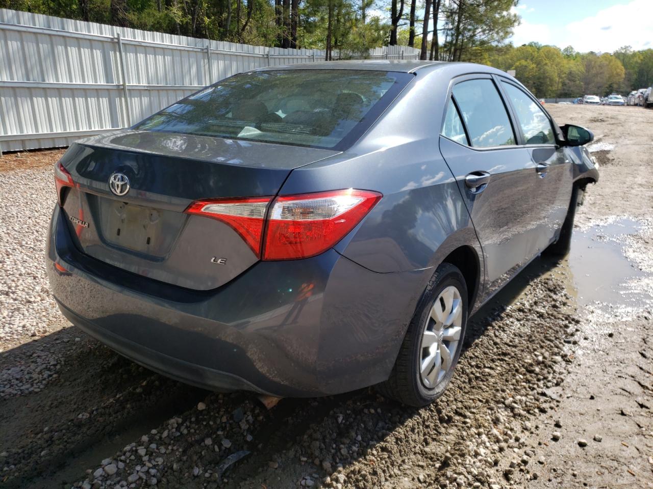 Photo 4 from auction – 2014 TOYOTA COROLLA with VIN 5YFBURHE5EP103705