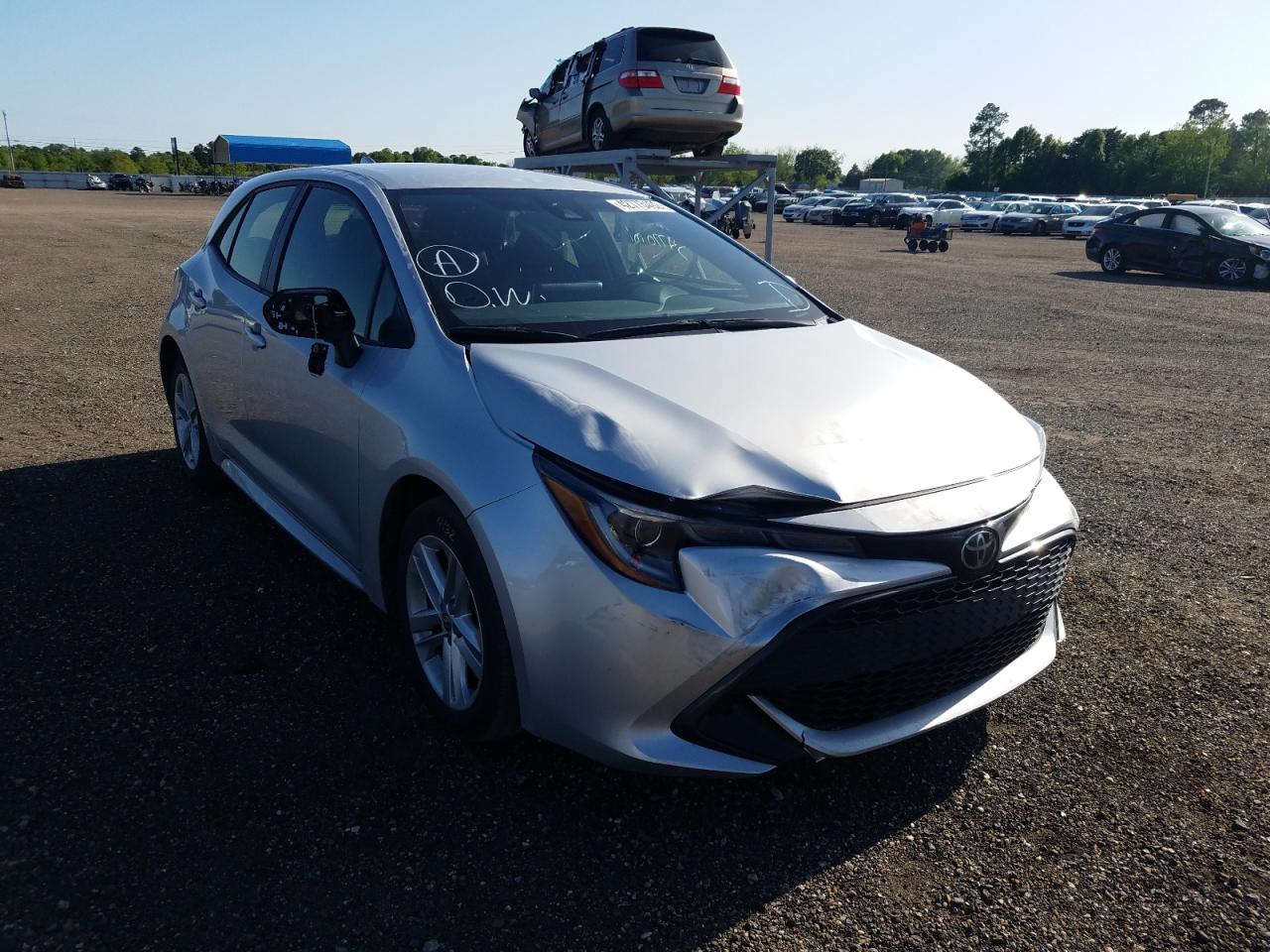 TOYOTA COROLLA SE 2019 with VIN JTNK4RBEXK3036866 - Photo from auction