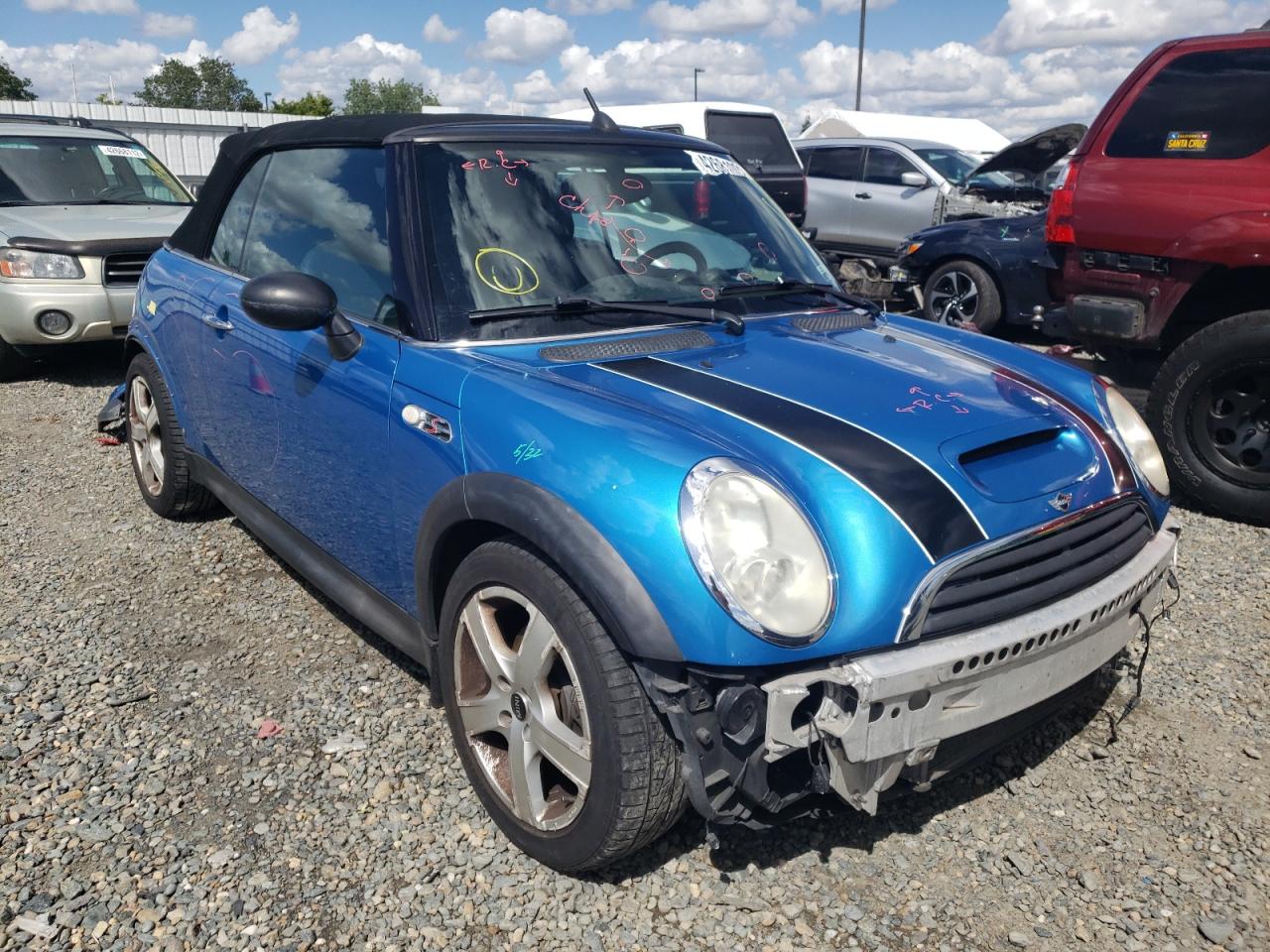 MINI COOPER S 2007 with VIN WMWRH33567TL94909 - Photo from auction