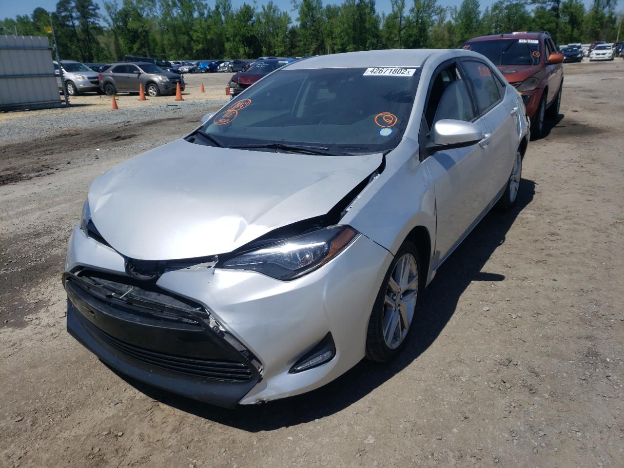 Photo 2 from auction – 2018 TOYOTA COROLLA L with VIN 5YFBURHE2JP824137