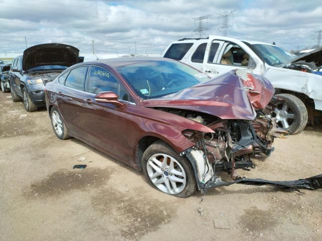 FORD FUSION SE 2016 with VIN 3FA6P0H73GR311249 - Photo from auction