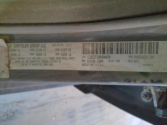 Photo 10 from auction – 2011 CHRYSLER 200 LIMITE with VIN 1C3BC2FG0BN504879