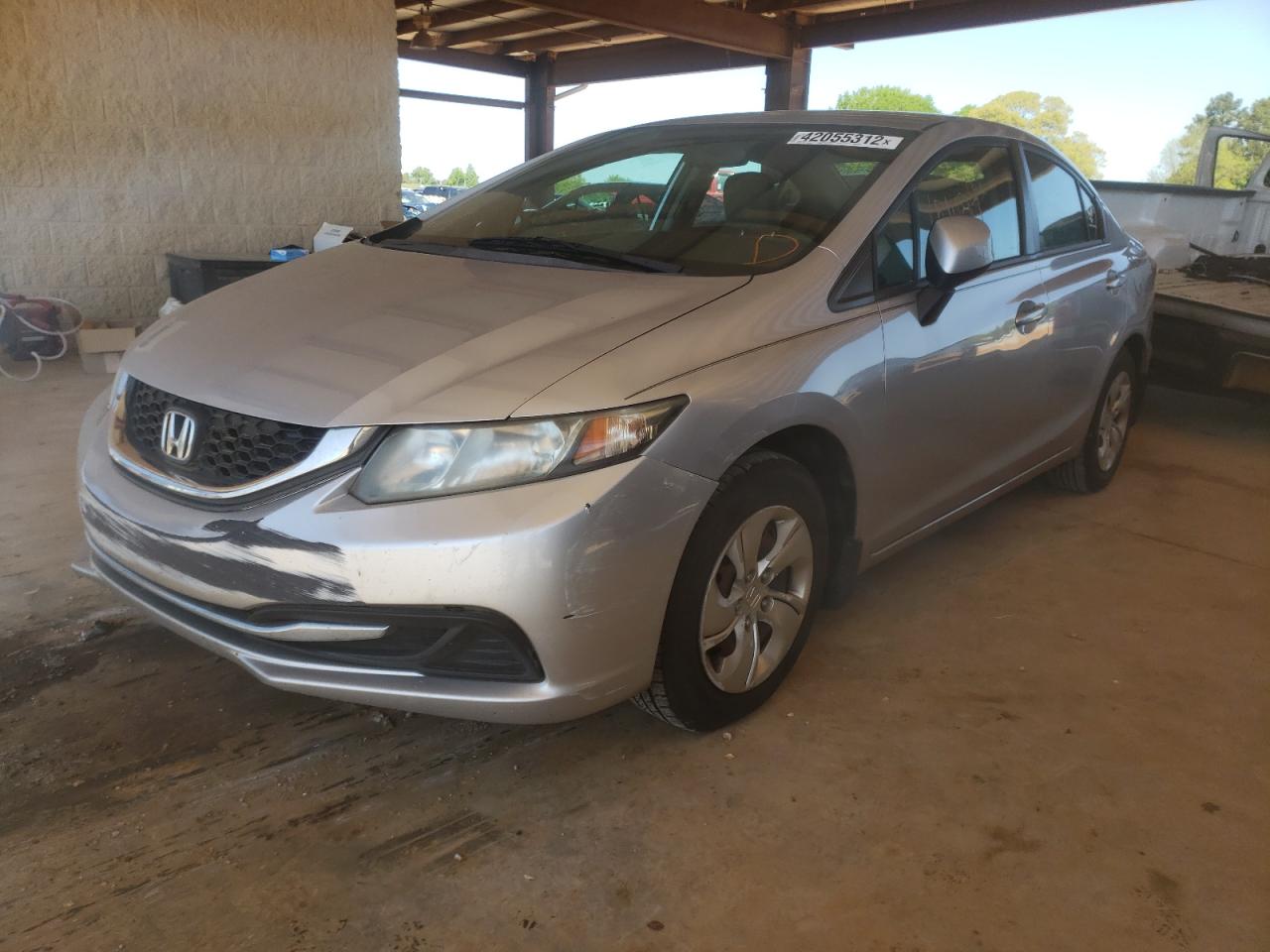 Photo 2 from auction – 2013 HONDA CIVIC LX with VIN 19XFB2F53DE026124
