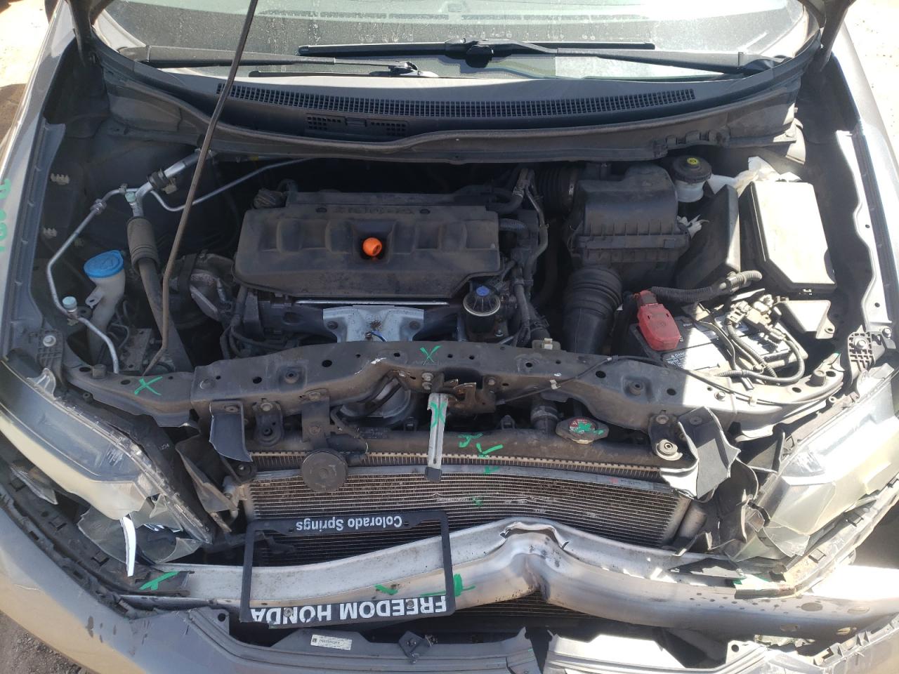 Photo 7 from auction – 2012 HONDA CIVIC LX with VIN 2HGFB2F52CH558176