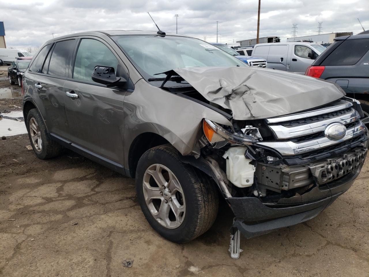 FORD EDGE SEL 2013 with VIN 2FMDK3JC3DBE02522 - Photo from auction
