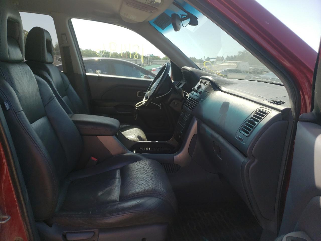 Photo 5 from auction – 2003 HONDA PILOT EXL with VIN 2HKYF18643H503733
