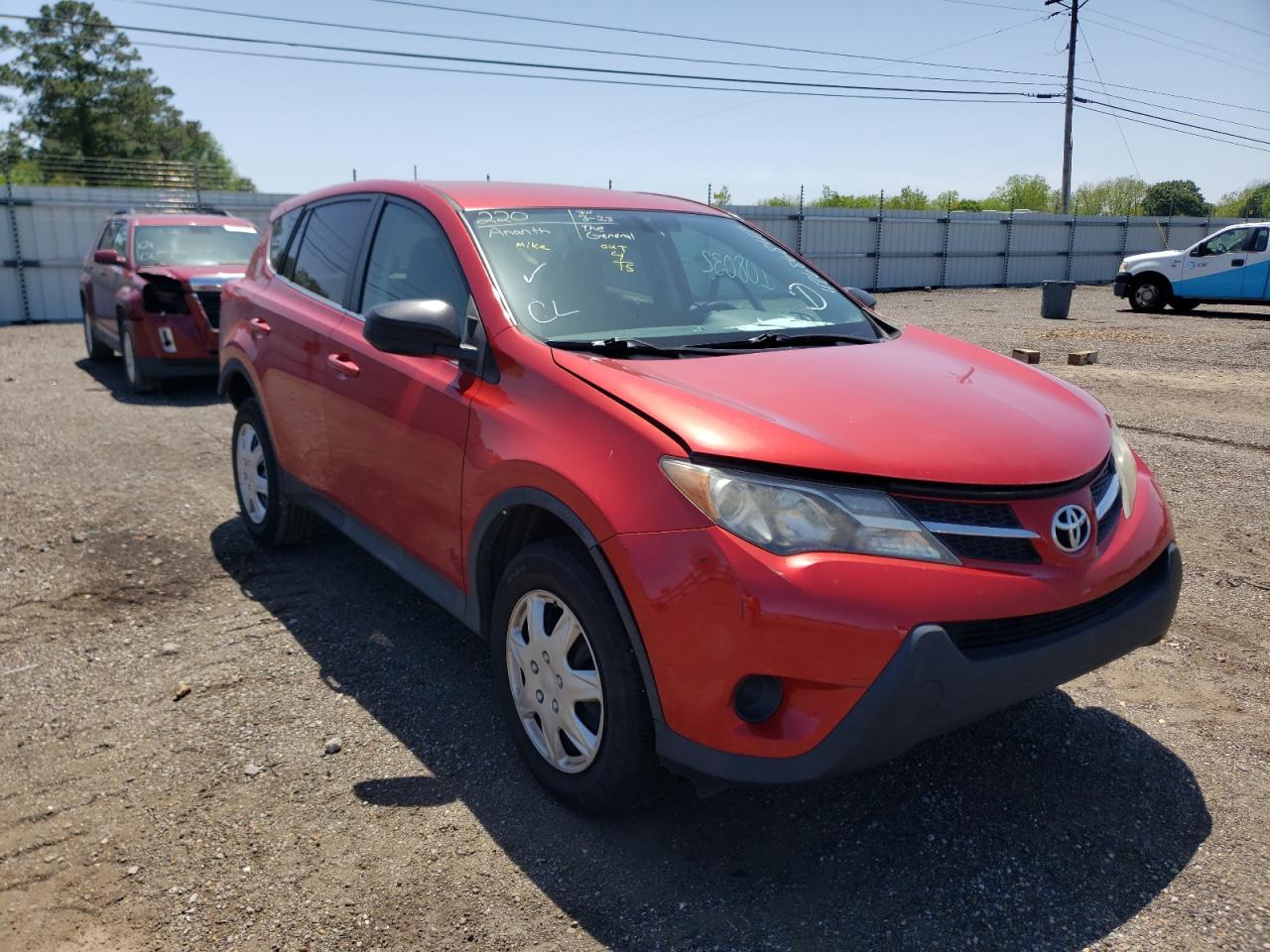 TOYOTA RAV4 LE 2015 with VIN 2T3ZFREV4FW163897 - Photo from auction
