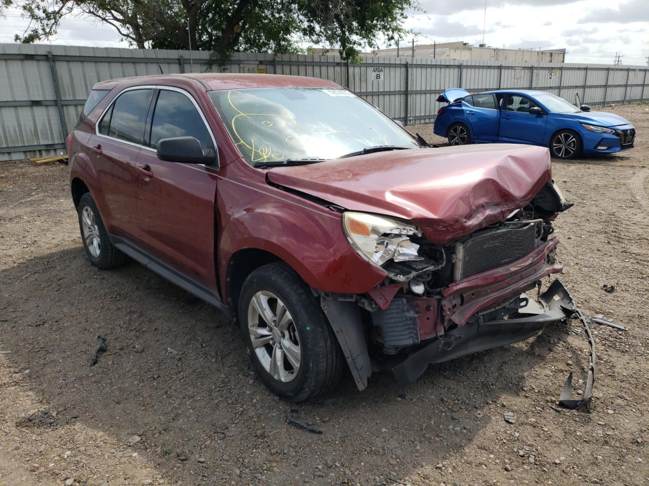 CHEVROLET EQUINOX LS 2010 with VIN 2CNFLCEW5A6261242 - Photo from auction