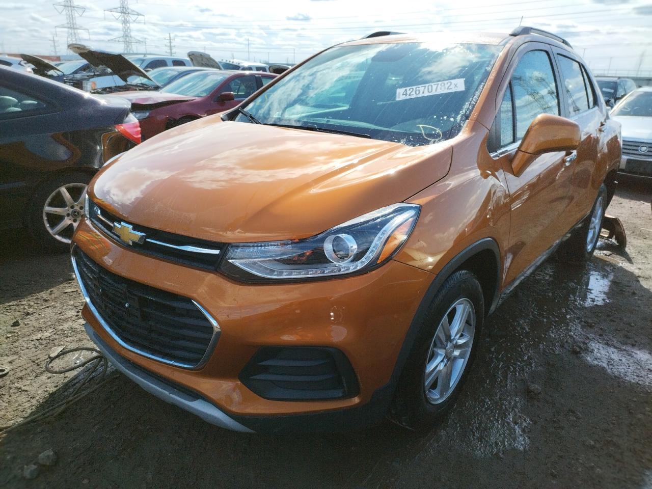 Photo 2 from auction – 2017 CHEVROLET TRAX 1LT with VIN 3GNCJLSB5HL173416