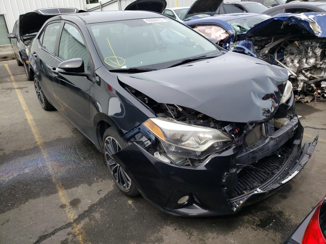 TOYOTA COROLLA L 2015 with VIN 5YFBURHE8FP346944 - Photo from auction