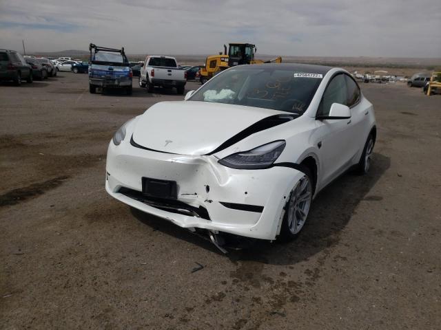 Photo 2 from auction – 2020 TESLA MODEL Y with VIN 5YJYGDEE9LF015211