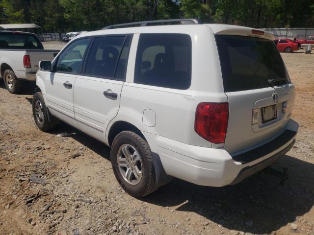 Photo 3 from auction – 2005 HONDA PILOT EXL with VIN 5FNYF18525B012988