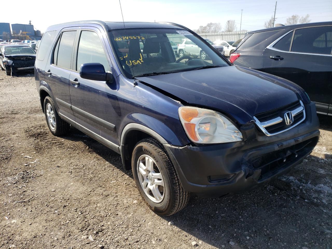 HONDA CR-V EX 2004 with VIN JHLRD78824C047049 - Photo from auction