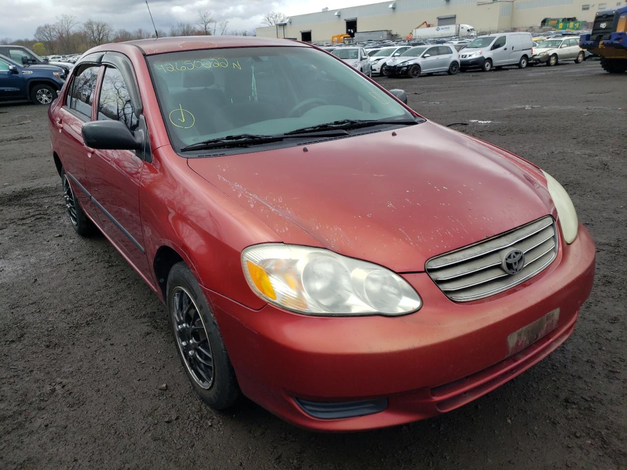 TOYOTA COROLLA CE 2004 with VIN 2T1BR32EX4C169558 - Photo from auction