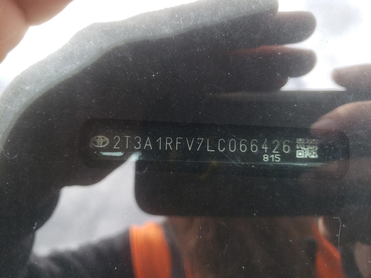 Photo 10 from auction – 2020 TOYOTA RAV4 XLE P with VIN 2T3A1RFV7LC066426