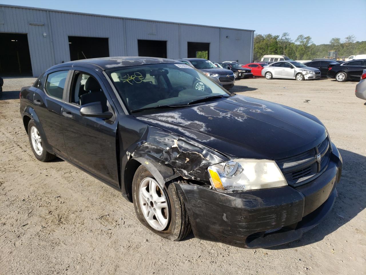 DODGE AVENGER SE 2008 with VIN 1B3LC46K28N586351 - Photo from auction
