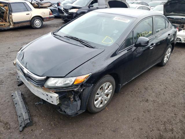 Photo 2 from auction – 2012 HONDA CIVIC LX with VIN 2HGFB2F43CH037989