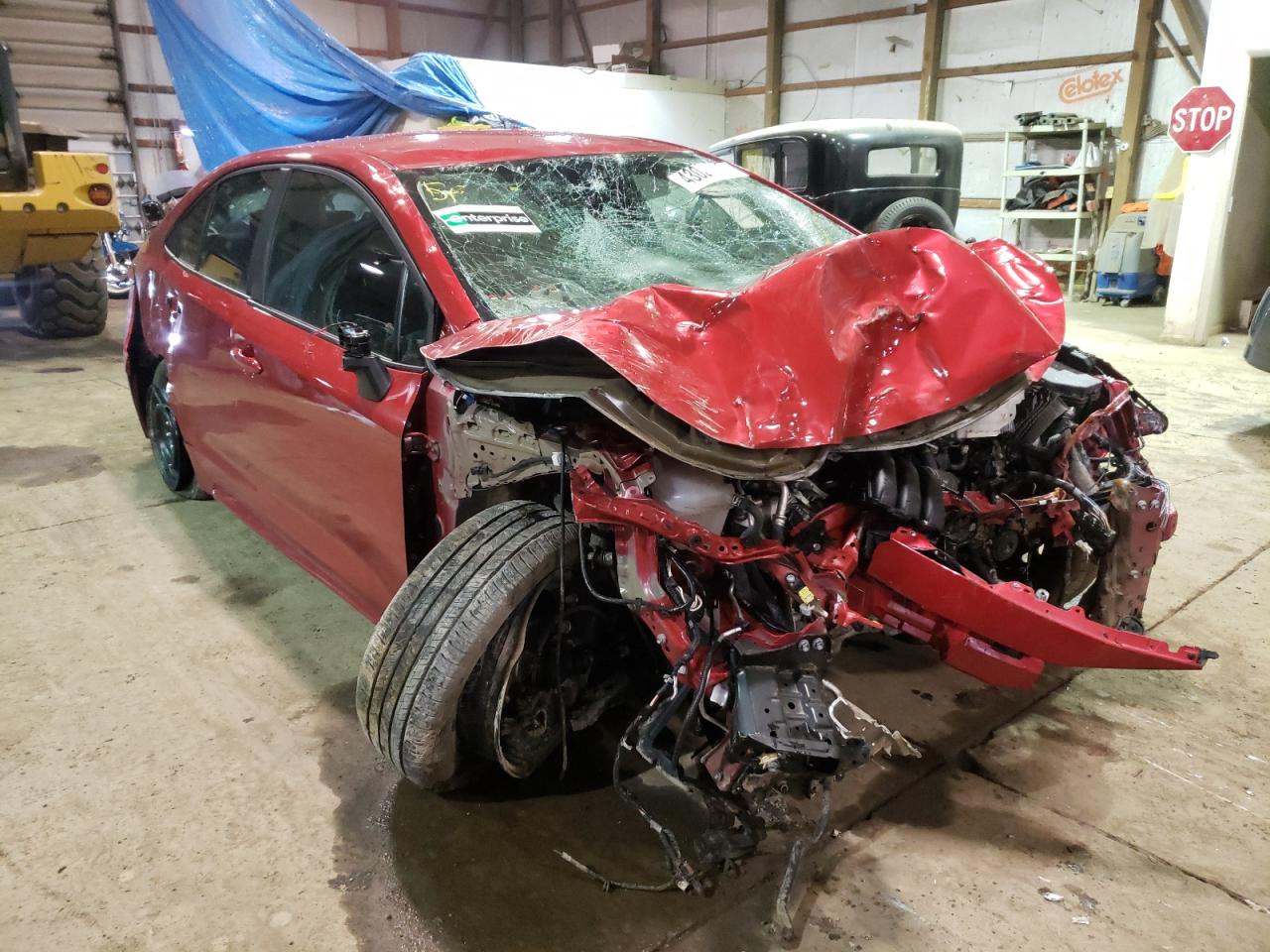 Photo 1 from auction – 2021 TOYOTA COROLLA LE with VIN 5YFEPMAEXMP217571
