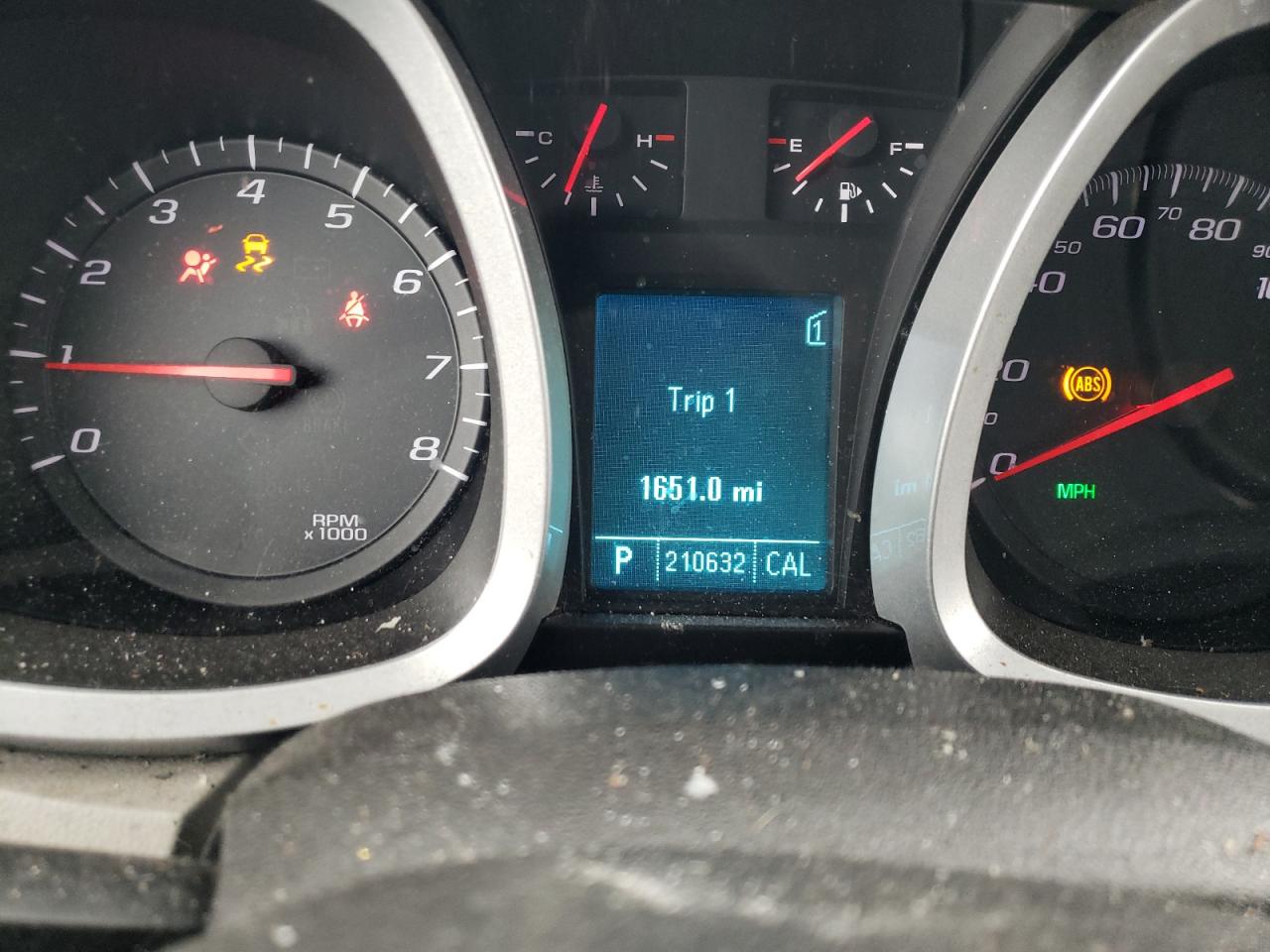 Photo 8 from auction – 2011 CHEVROLET EQUINOX LT with VIN 2GNALPEC3B1152909