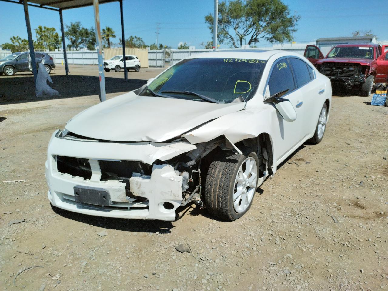 Photo 2 from auction – 2014 NISSAN MAXIMA S with VIN 1N4AA5AP0EC460085