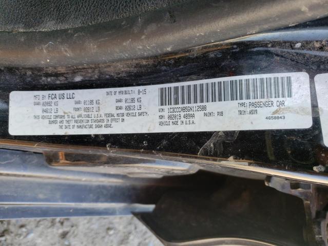 Photo 10 from auction – 2016 CHRYSLER 200 LIMITE with VIN 1C3CCCAB5GN112588