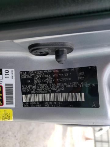 Photo 10 from auction – 2018 TOYOTA SIENNA LE with VIN 5TDKZ3DC9JS905775