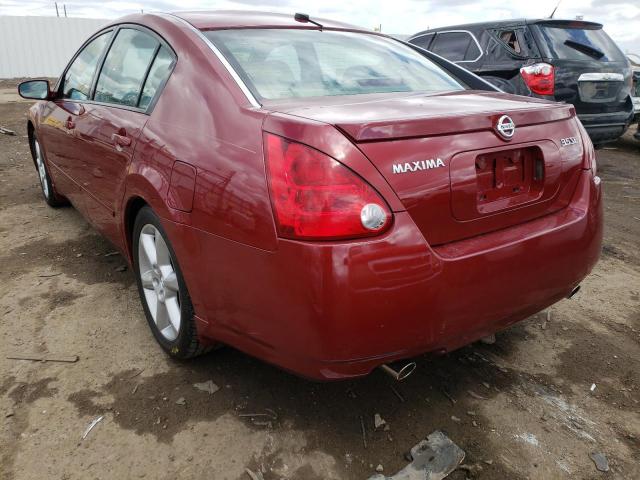 Photo 3 from auction – 2004 NISSAN MAXIMA SE with VIN 1N4BA41E54C902192