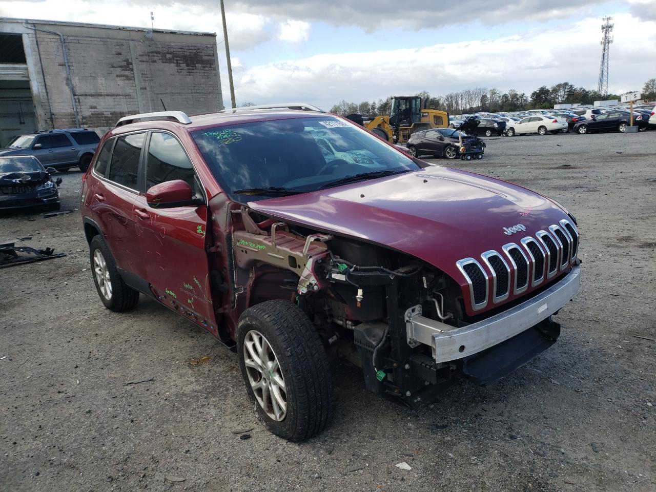 JEEP CHEROKEE L 2014 with VIN 1C4PJMCB3EW124395 - Photo from auction