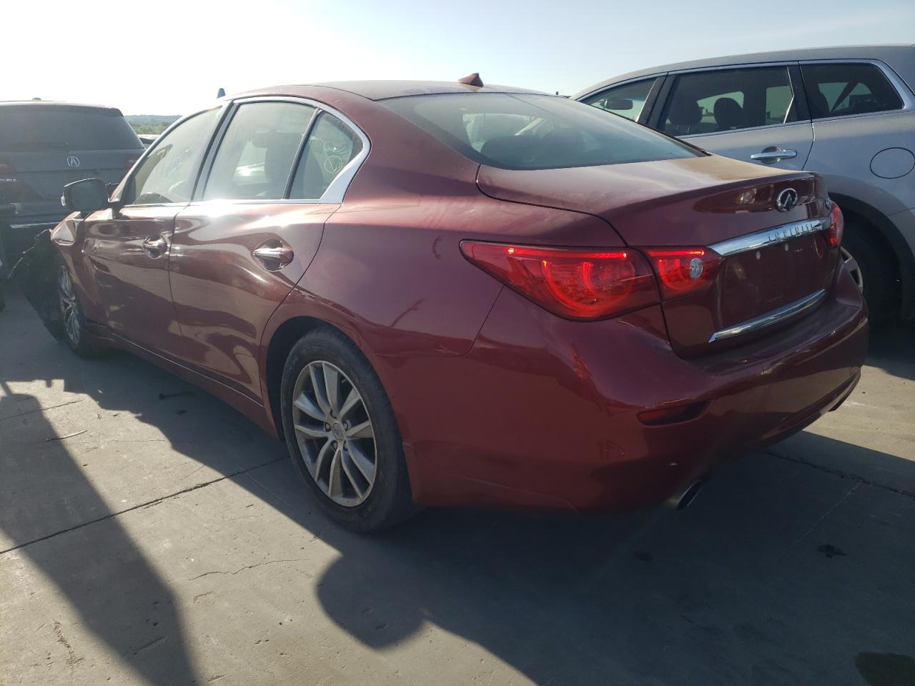 Photo 3 from auction – 2014 INFINITI Q50 BASE with VIN JN1BV7AR3EM694802