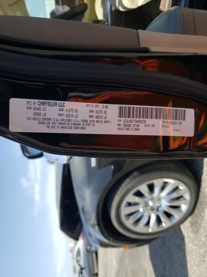 Photo 10 from auction – 2009 CHRYSLER 300C with VIN 2C3LA63T79H583232