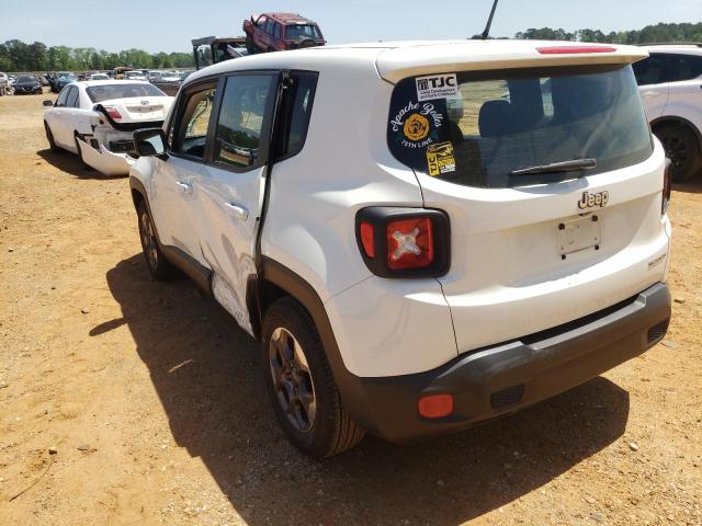 Photo 3 from auction – 2016 JEEP RENEGADE S with VIN ZACCJAATXGPD42567