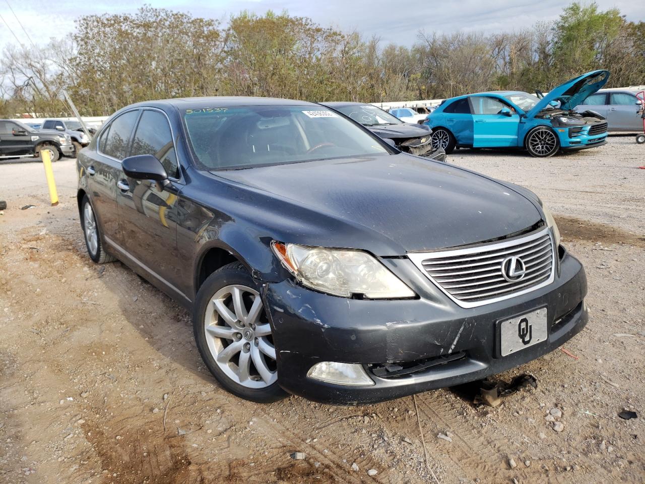 LEXUS LS 460 2007 with VIN JTHBL46F675015357 - Photo from auction