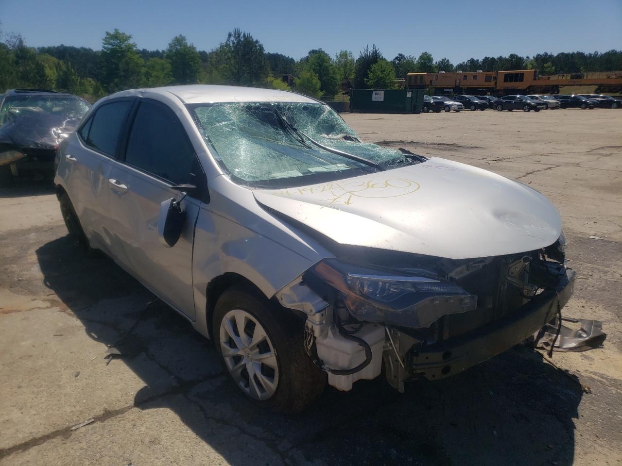 TOYOTA COROLLA L 2019 with VIN 5YFBURHE3KP907996 - Photo from auction