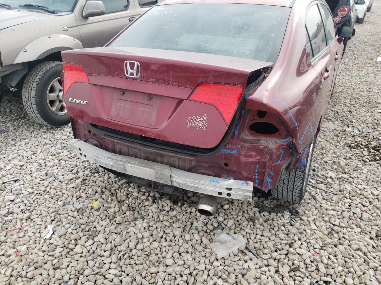 Photo 9 from auction – 2008 HONDA CIVIC EX with VIN 1HGFA15868L019997