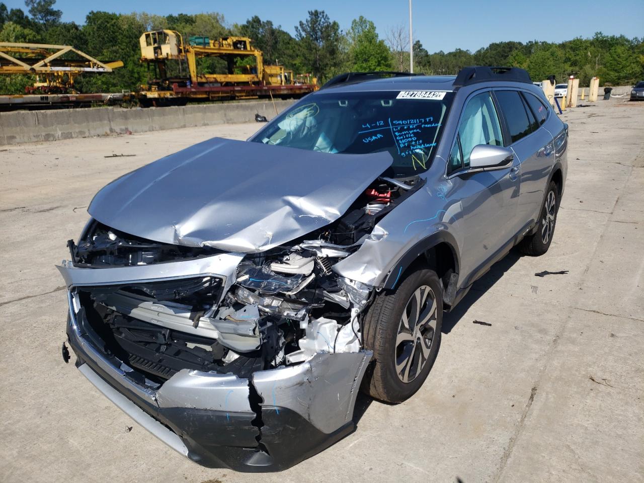 Photo 2 from auction – 2022 SUBARU OUTBACK LI with VIN 4S4BTANC7N3134112