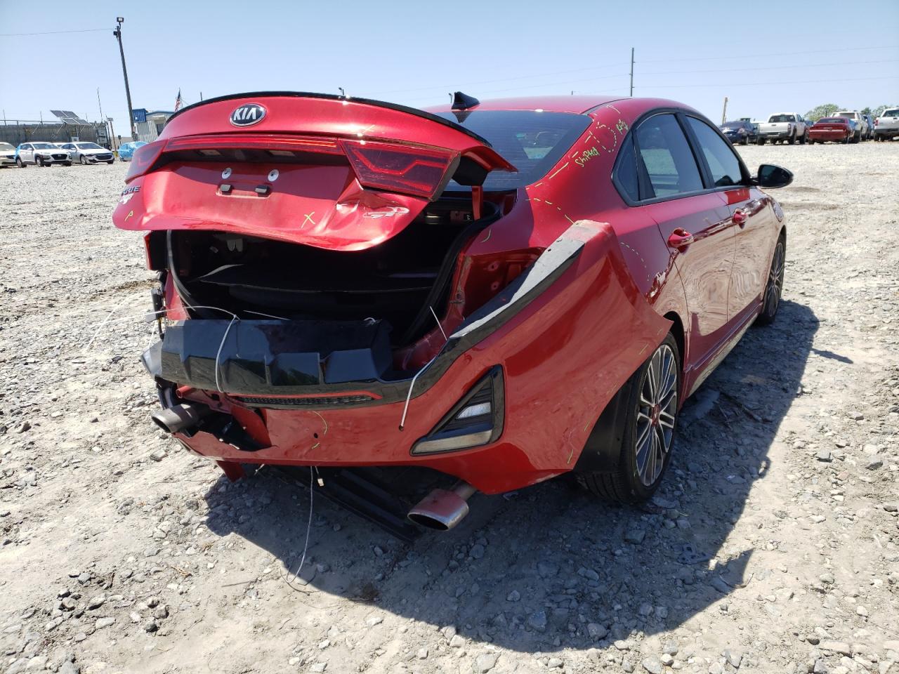 Photo 4 from auction – 2021 KIA FORTE GT with VIN 3KPF44AC0ME289893