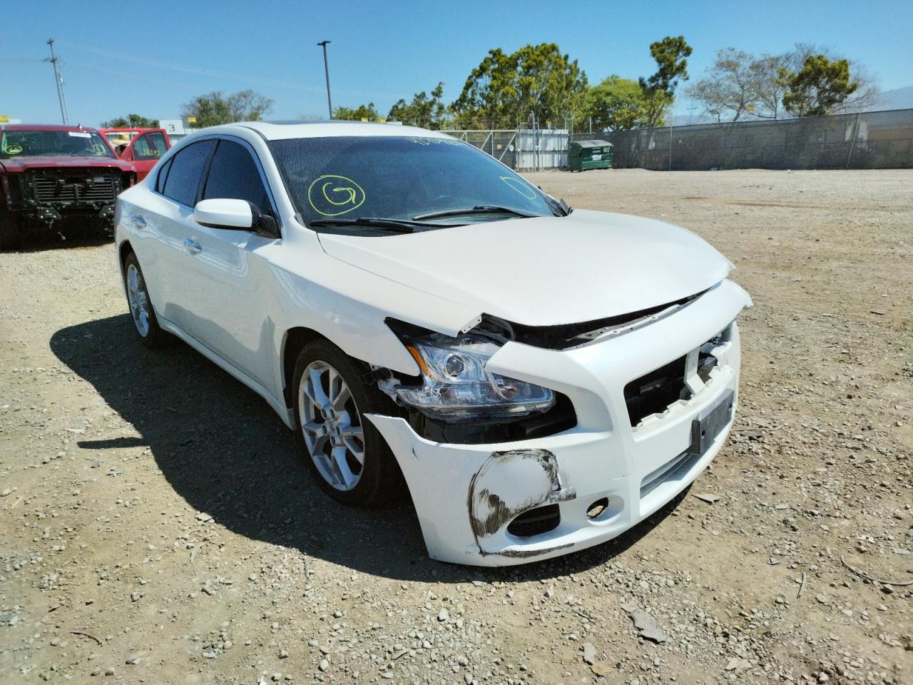 NISSAN MAXIMA S 2014 مع رقم تعريف المركبة 1N4AA5AP0EC460085 - صورة من المزاد