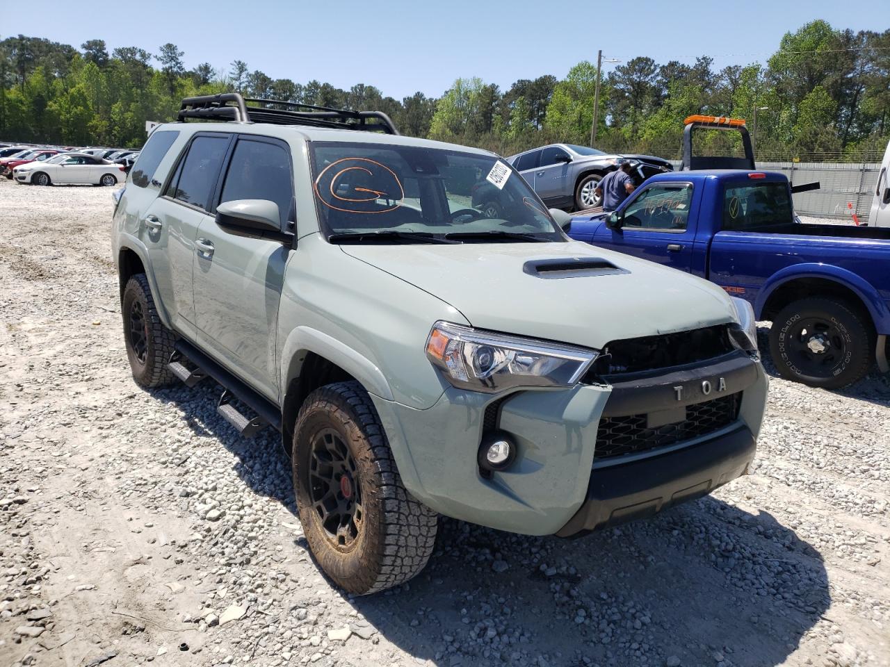 Photo 1 from auction – 2021 TOYOTA 4RUNNER with VIN JTELU5JR0M5956448