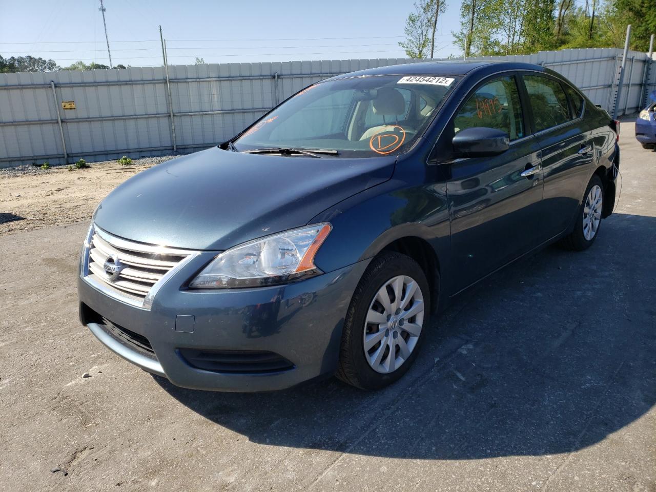 Photo 2 from auction – 2015 NISSAN SENTRA with VIN 3N1AB7AP4FL683161