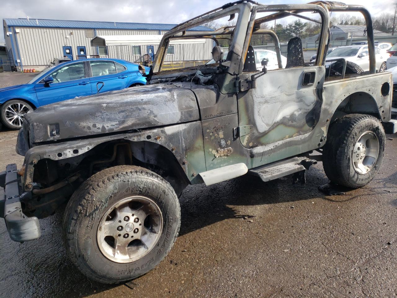 Photo 10 from auction – 2000 JEEP WRANGLER / with VIN 1J4FA49S8YP700400