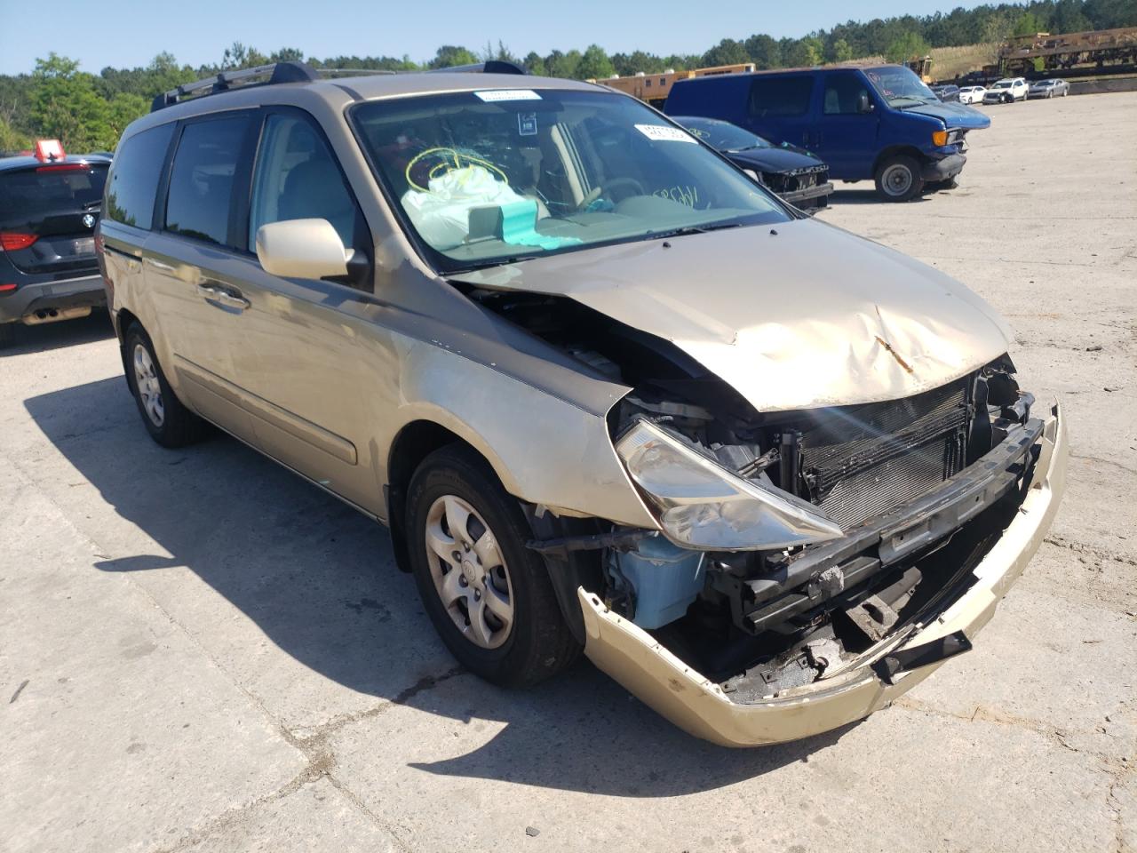 KIA SEDONA EX 2006 with VIN KNDMB233066080080 - Photo from auction