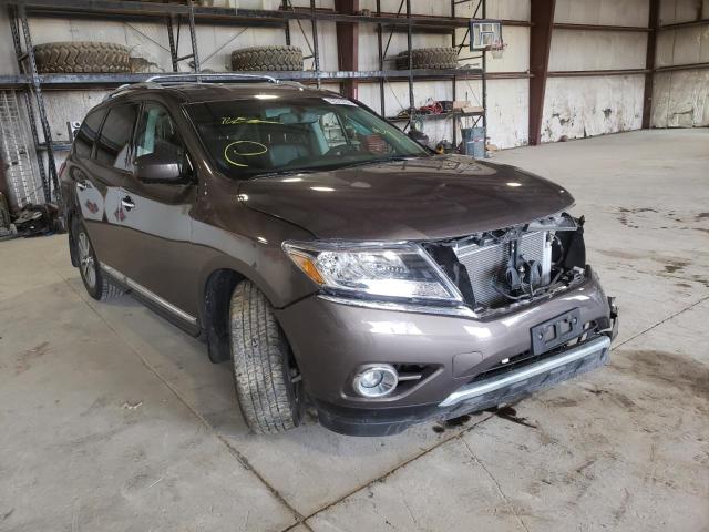 NISSAN PATHFINDER 2015 with VIN 5N1AR2MMXFC620294 - Photo from auction