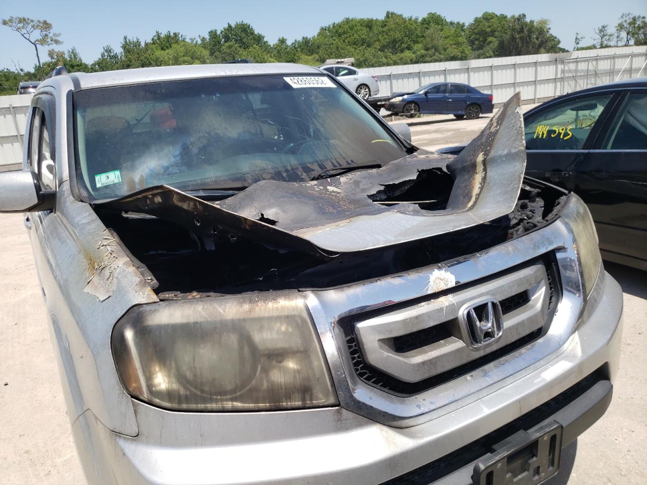 Photo 9 from auction – 2009 HONDA PILOT EX with VIN 5FNYF48419B042756