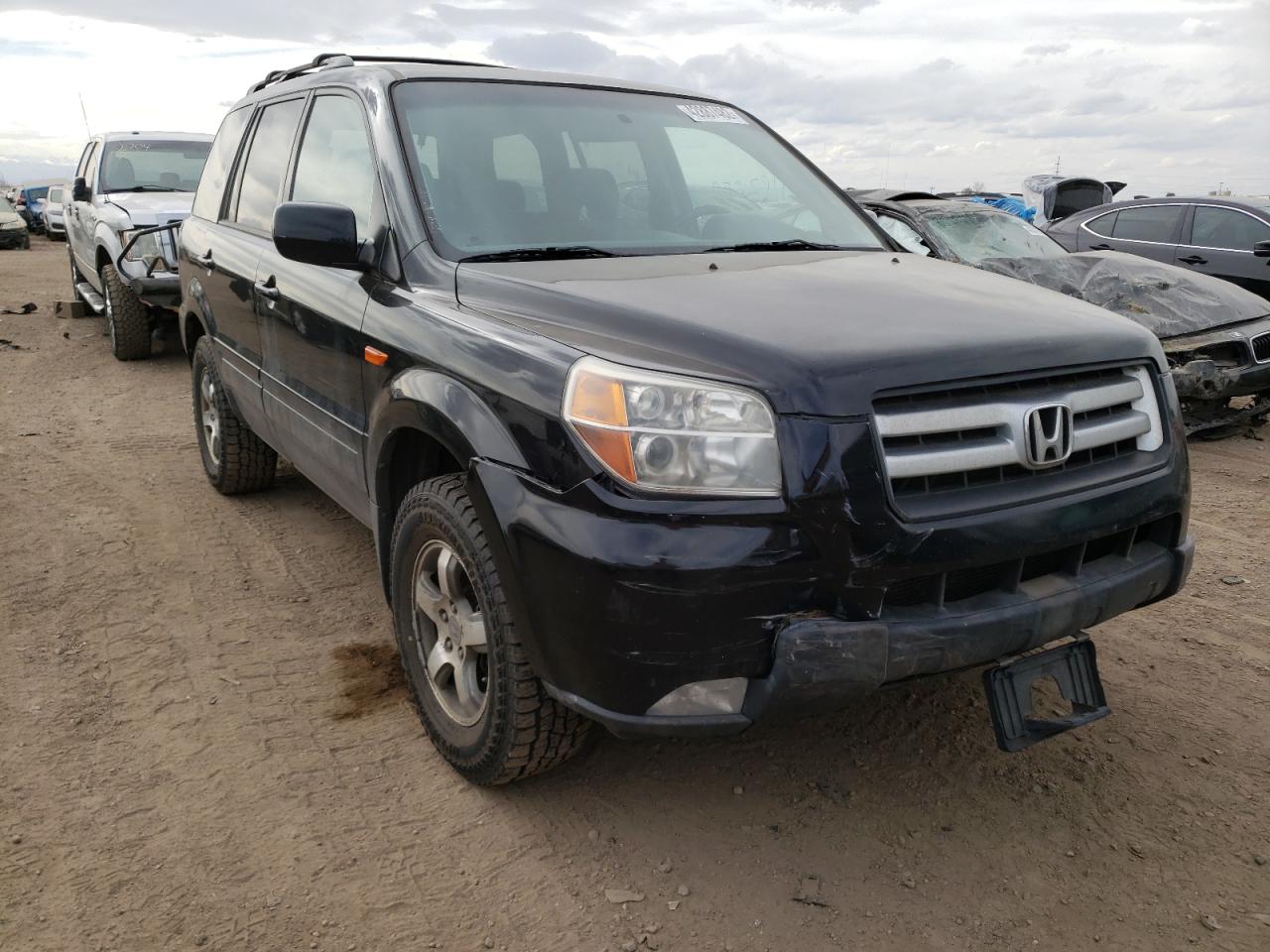 HONDA PILOT EX 2007 with VIN 5FNYF18467B022675 - Photo from auction
