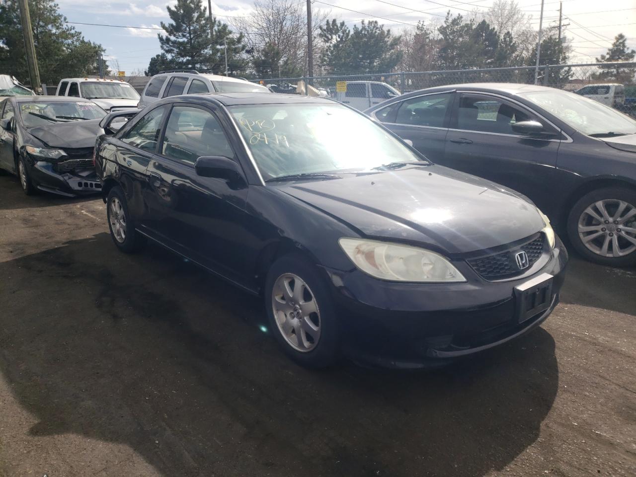 HONDA CIVIC EX 2005 with VIN 1HGEM21955L033795 - Photo from auction