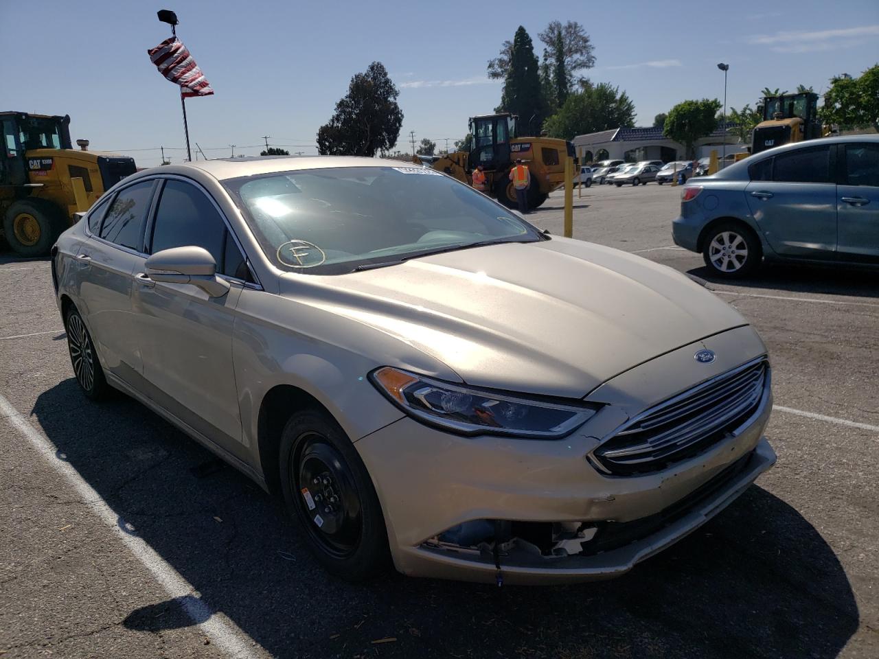 FORD FUSION SE 2017 with VIN 3FA6P0H90HR294509 - Photo from auction