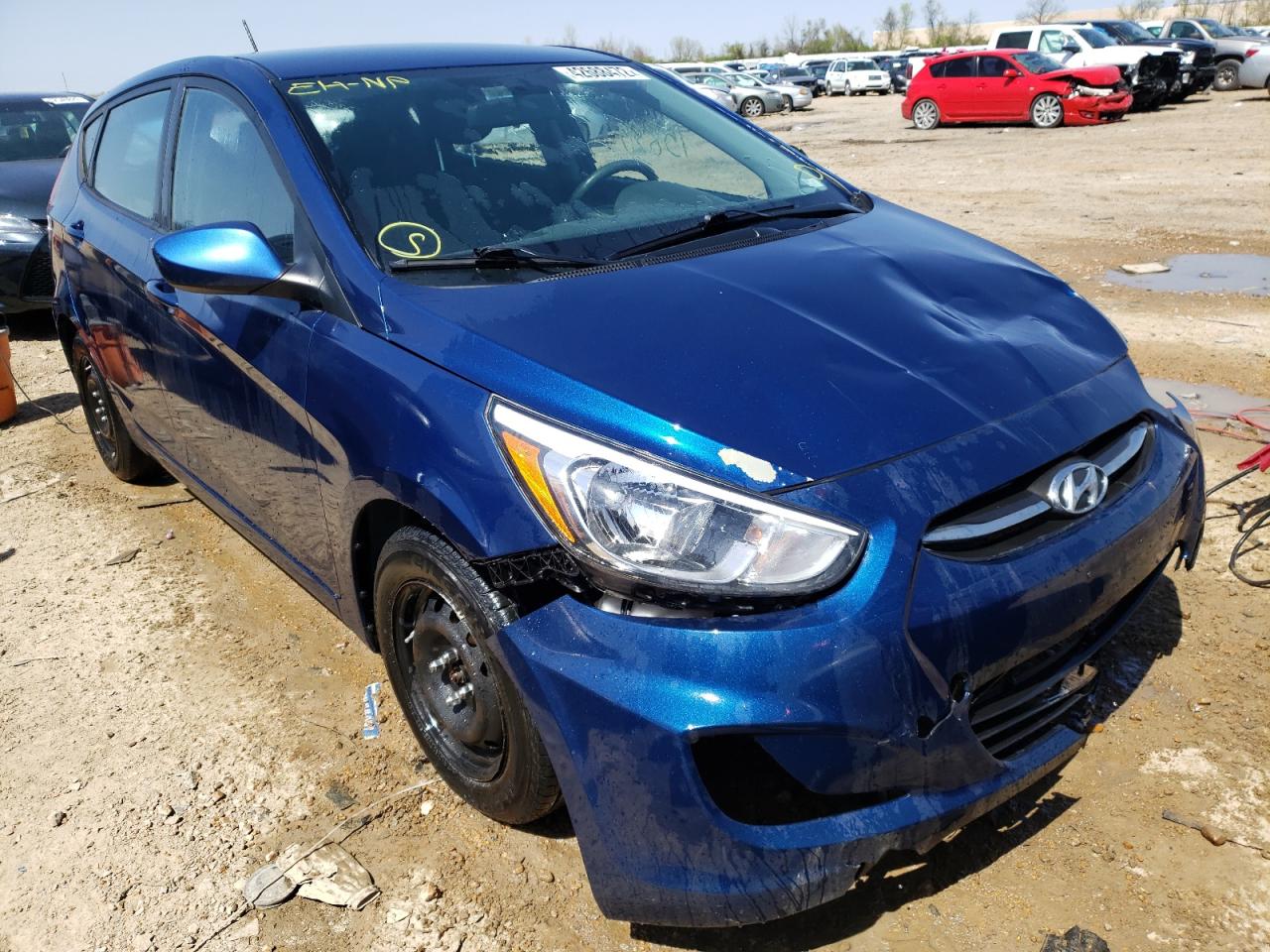 HYUNDAI ACCENT SE 2017 with VIN KMHCT5AEXHU313035 - Photo from auction