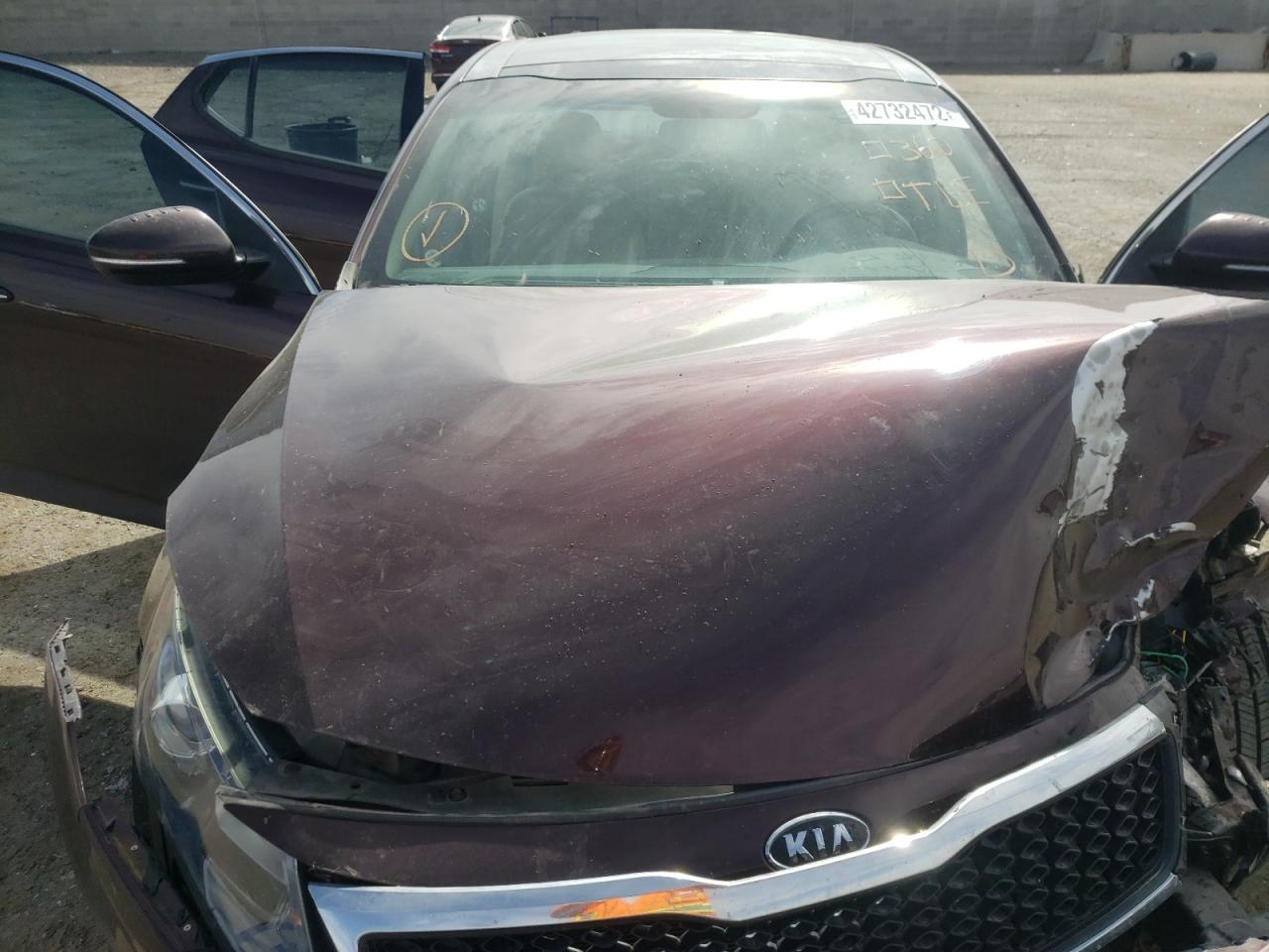 Photo 7 from auction – 2012 KIA OPTIMA EX with VIN 5XXGN4A74CG086449